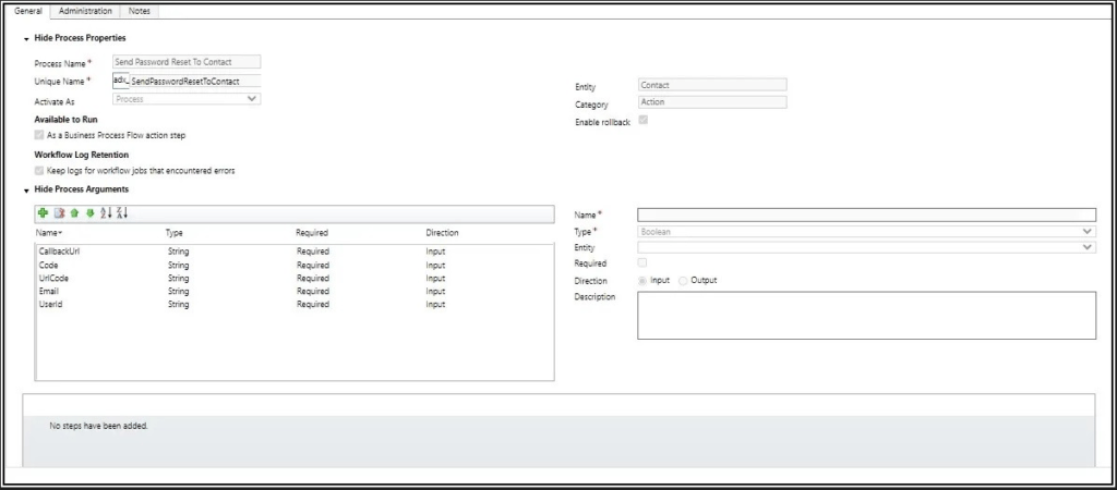 password reset automation