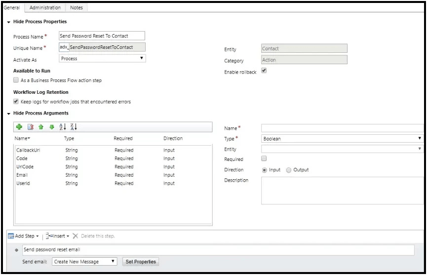 password reset automation