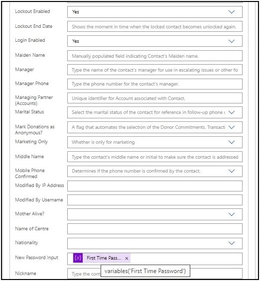 password reset automation