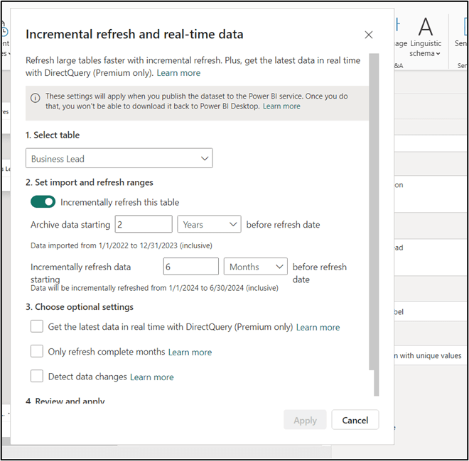 Dataverse Power BI Optimization