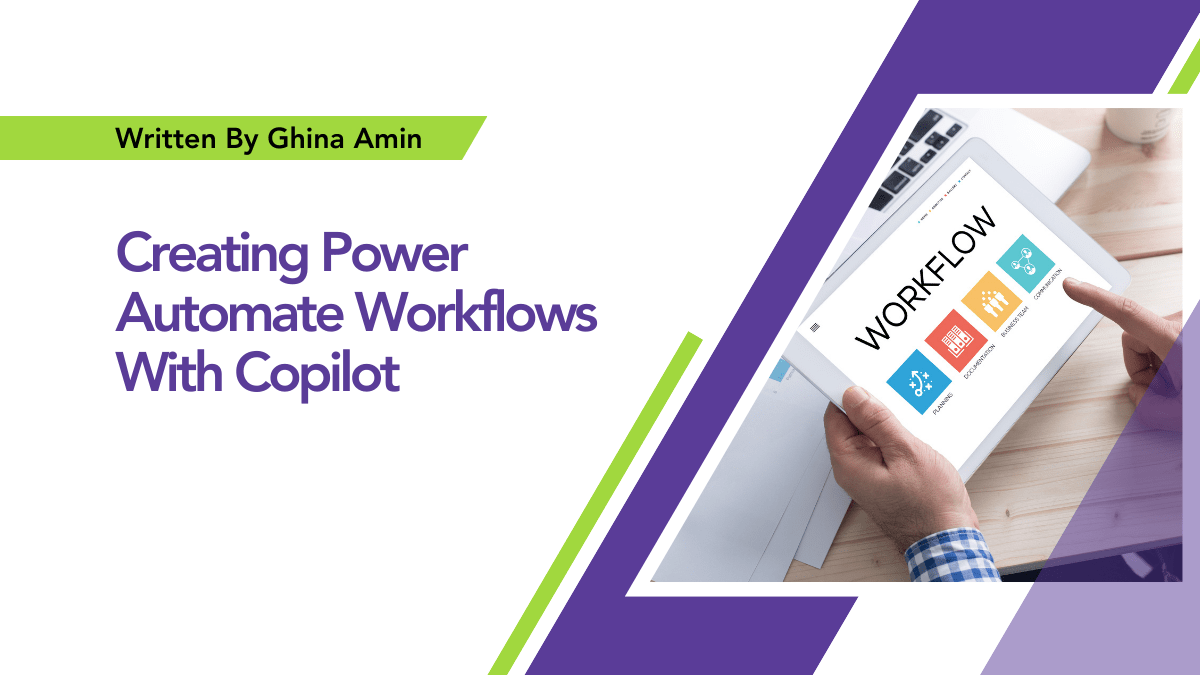 Creating Power Automate Workflows with Copilot Power Automate